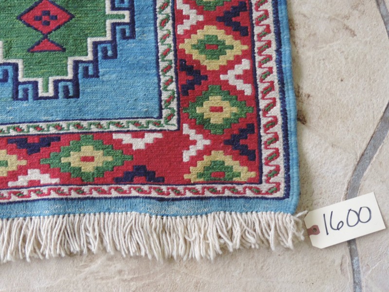 4x6ft. Handloomed Turkish Shirvan Kilim Wool Rug gallery