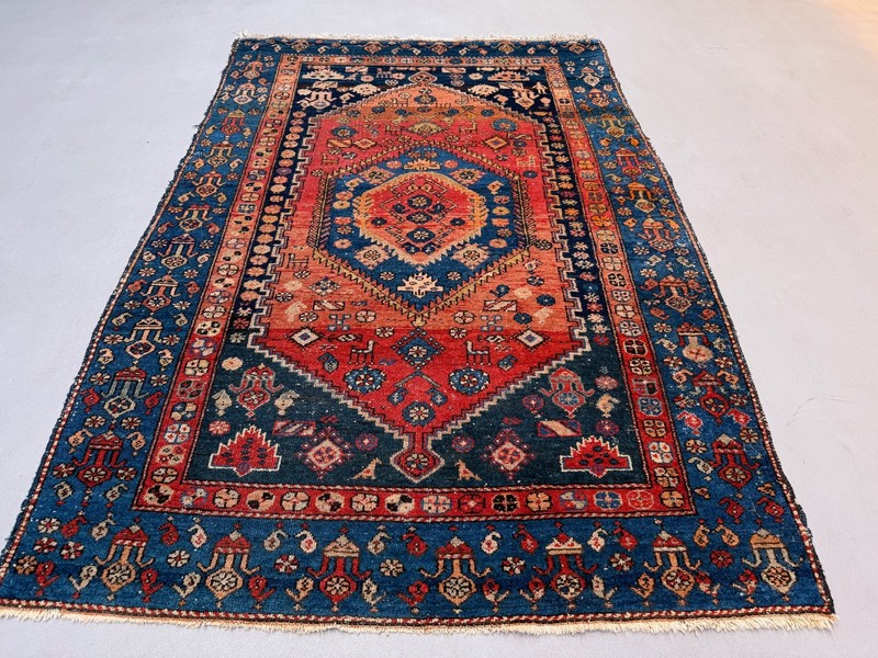 Vintage Tribal Rug 130x185 cm, medium, Tribal oriental Carpet 2543 gallery