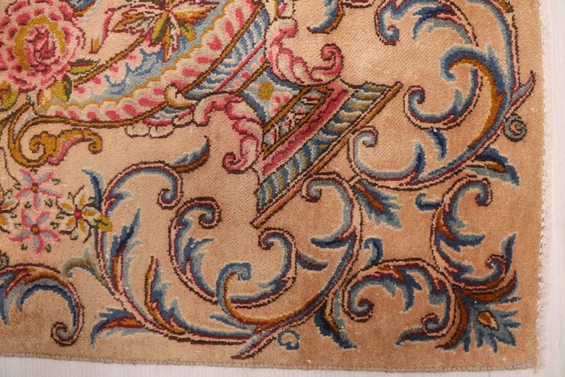 Vintage Hand-Knotted Area Rug 9'8" x 12'6" Traditional Oriental Wool Carpet gallery