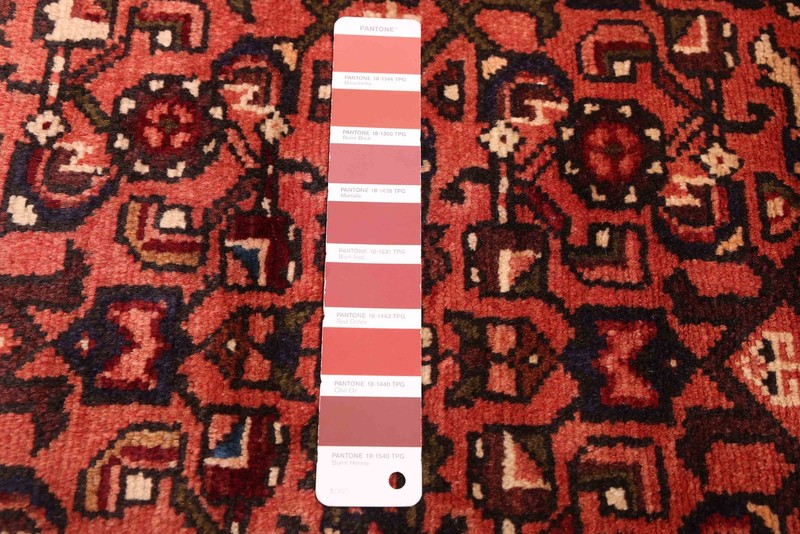 3'7" x 9'11" Vintage Hand-knotted Runner Rug Traditional Oriental Wool Carpet gallery