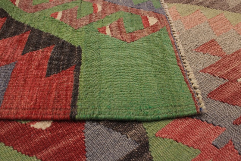 Vintage Hand Woven Area Rug 5'10" x 10'8" Traditional Wool Oriental Carpet gallery