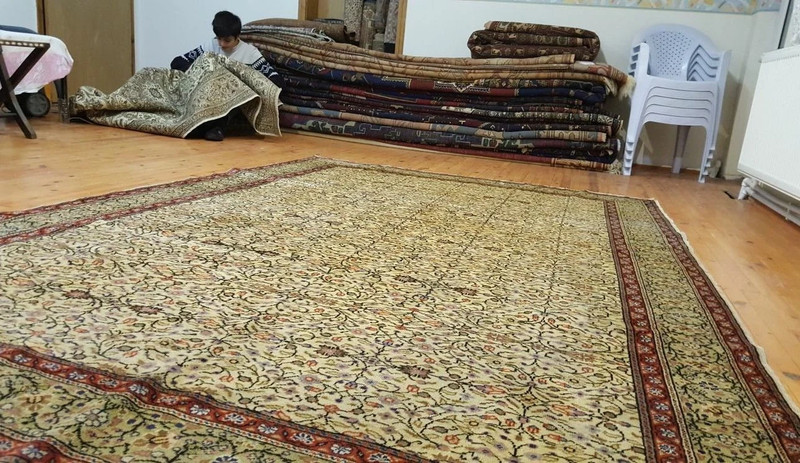 Rare Antique 1930-1939s Wool Pile Natral Dyes Legendary Hereke Rug 7x10ft gallery