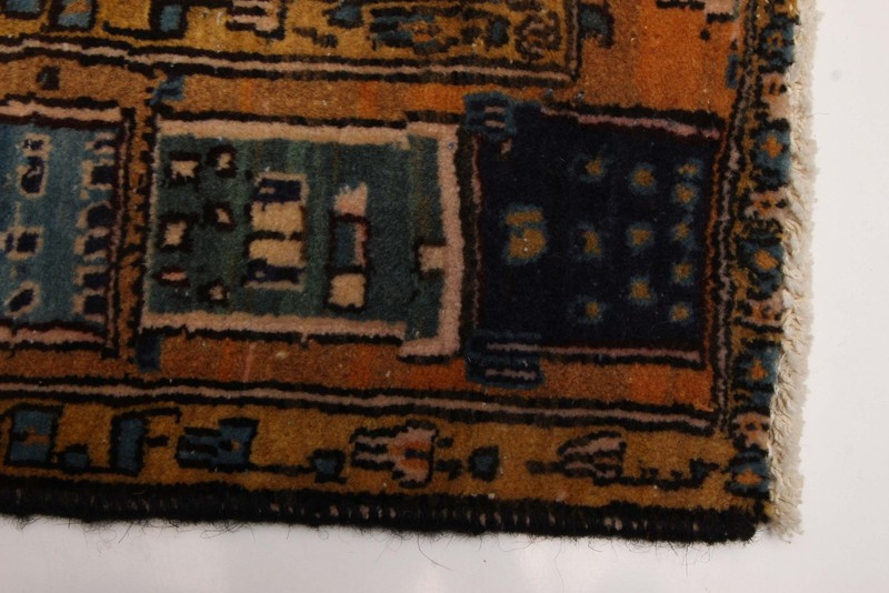 Vintage 3'5" x 5'6" Traditional Hand Knotted Vegetable Dye Wool Area Rug gallery