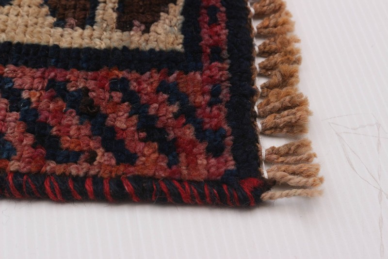 4'3" x 13'9" Vintage Hand-knotted Runner Rug Traditional Oriental Wool Carpet gallery