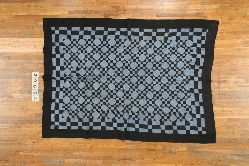6X9 Antique American Quilts Wool Area Rug 1920 gallery