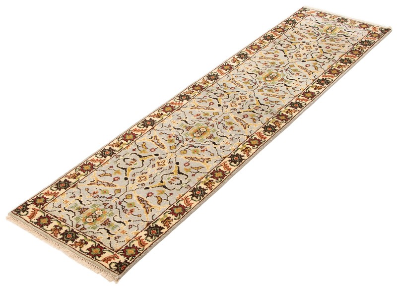Vintage Hand-knotted Runner Rug 2'5" x 9'11" Traditional Oriental Wool Carpet gallery