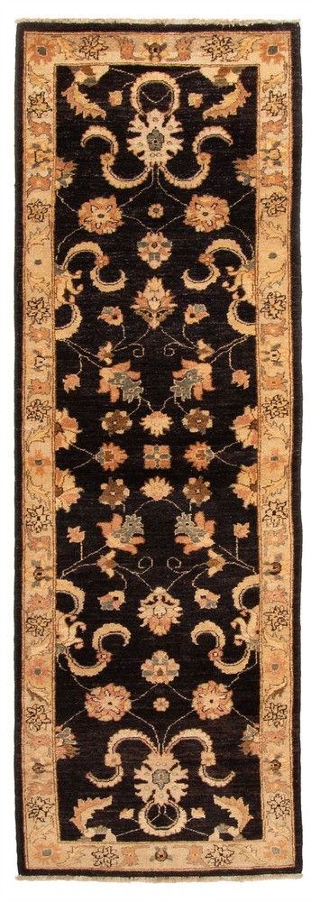 2'9" x 8'11" Vintage Hand-knotted Runner Rug Traditional Oriental Wool Carpet