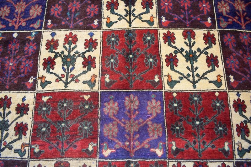 Rug. Vintage Hand Knotted Wool Area Rug Semi Antique Oriental Carpet 5'6 x 10'3 gallery