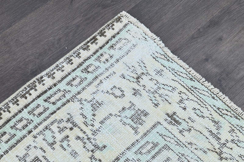 Oushak Turkish Vintage Rug 6x9 Kilim Rug Anatolian Handmade Boho Decor BEIGE gallery