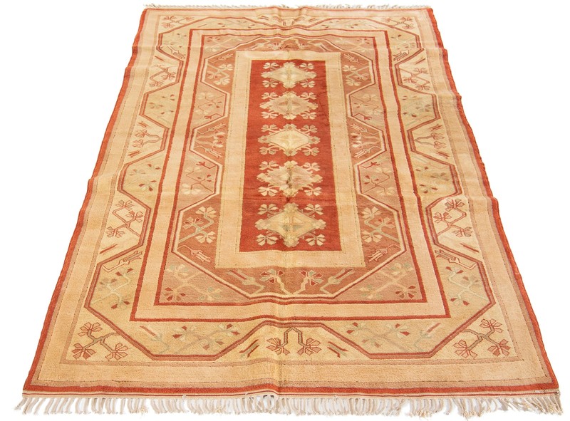 Traditional Vintage Hand-Knotted Area Rug 4'4" x 9'10" Oriental Wool Carpet gallery