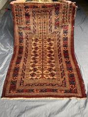 Antique Turkish Prayer Rug Hand Knotted Tribal Boho Vintage Home Decor 3.2×4.1FT