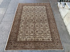 5’3” X 7’2” Vintage Carpet Natural Village Rug Handmade Rug.SKU:K1711