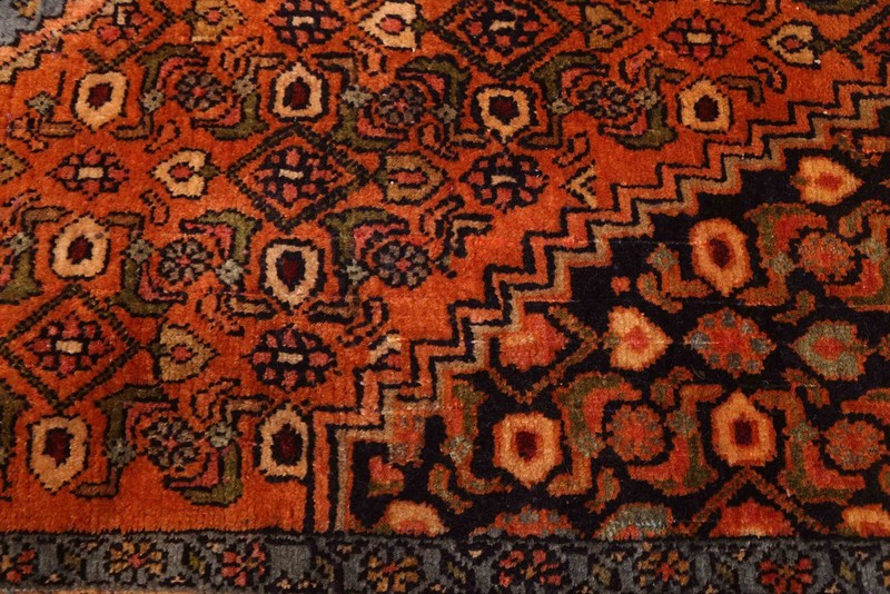 Vintage 3'10" x 6'8" Traditional Hand Knotted Vegetable Dye Wool Area Rug gallery