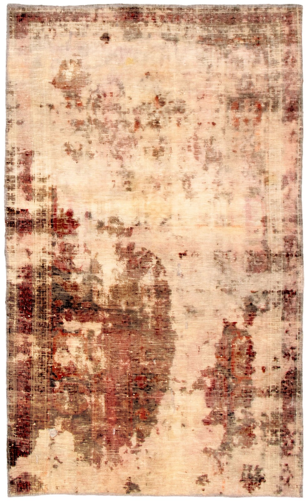 Vintage Traditional Hand-Knotted Area Rug 3'9" x 6'3" Oriental Wool Carpet gallery