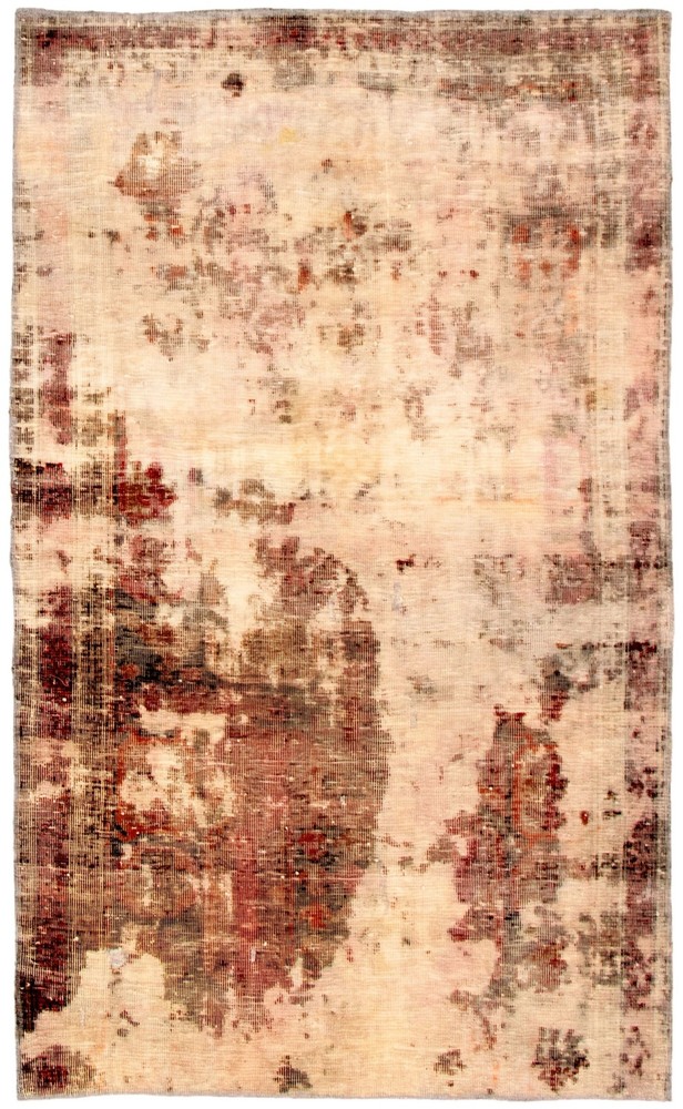 Vintage Traditional Hand-Knotted Area Rug 3'9" x 6'3" Oriental Wool Carpet