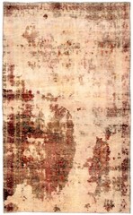 Vintage Traditional Hand-Knotted Area Rug 3’9″ x 6’3″ Oriental Wool Carpet