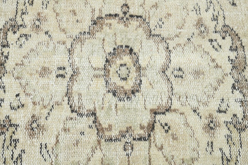 5x9 Turkish Area Rug Hand-Knotted Vintage Oushak Wool Rug Faded Boho Carpet,745 gallery