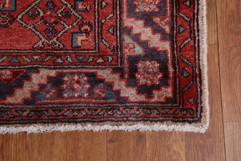 Geometric Handmade 10 ft Runner Rug 4x10 Vintage Tribal Traditional Wool Carpet gallery