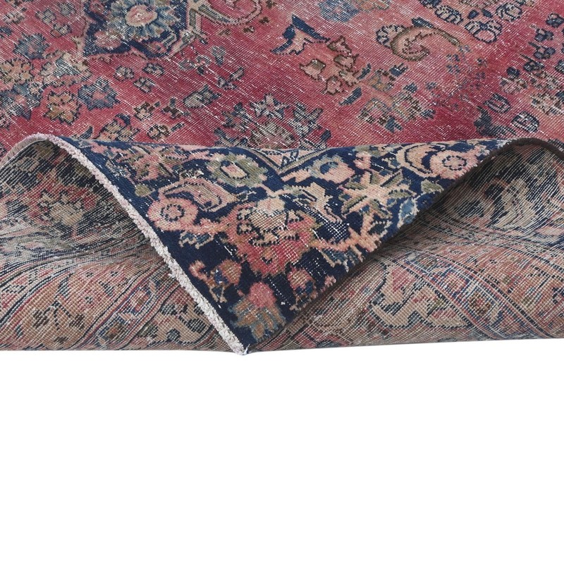 6'10" x 9'8" Sabrina Vintage Hand-Knotted Wool Area Rug gallery