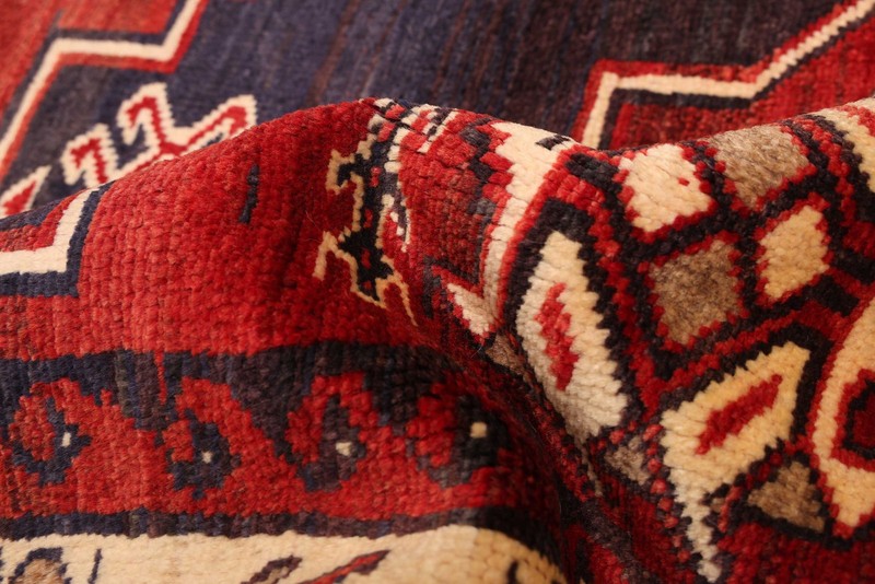 Vintage 5'3" x 6'7" Traditional Hand Knotted Vegetable Dye Wool Area Rug gallery