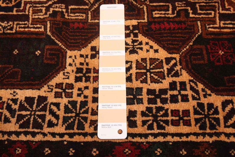 Vintage 3'8" x 6'4" Traditional Hand Knotted Vegetable Dye Wool Area Rug gallery