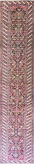 3’1″ x 17’4″ Gorgeous Antique Caucasian Karabagh Runner, #17026