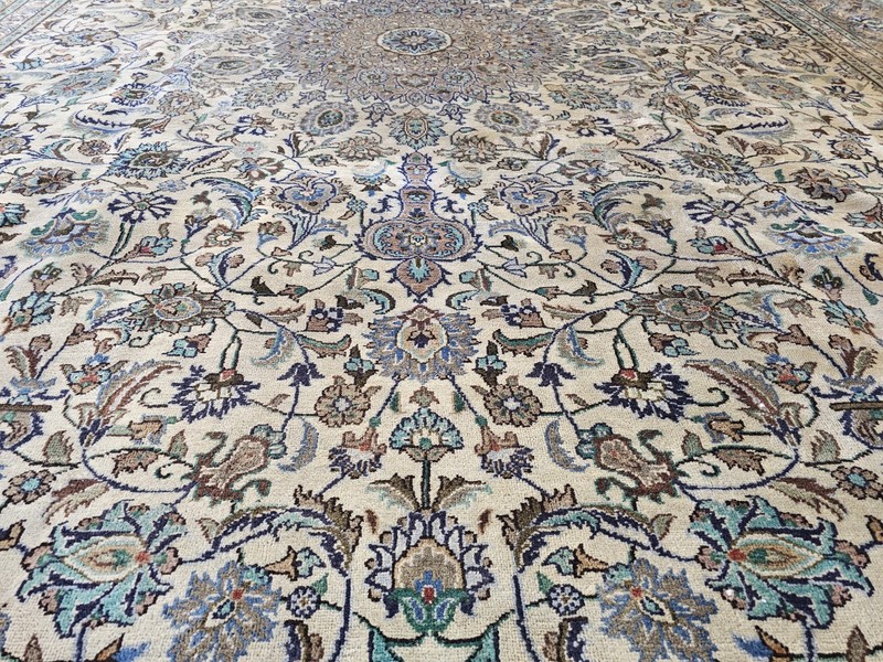 9.7 x 13 ANTIQUE FINE USHAK RUG CAUCASIAN VINTAGE SERAPI HERIZ KAZAK gallery