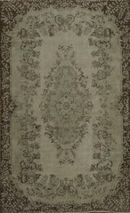 Elegant Vintage Inspired Floral Rug 6×9 Distressed Traditional Living Room Rug