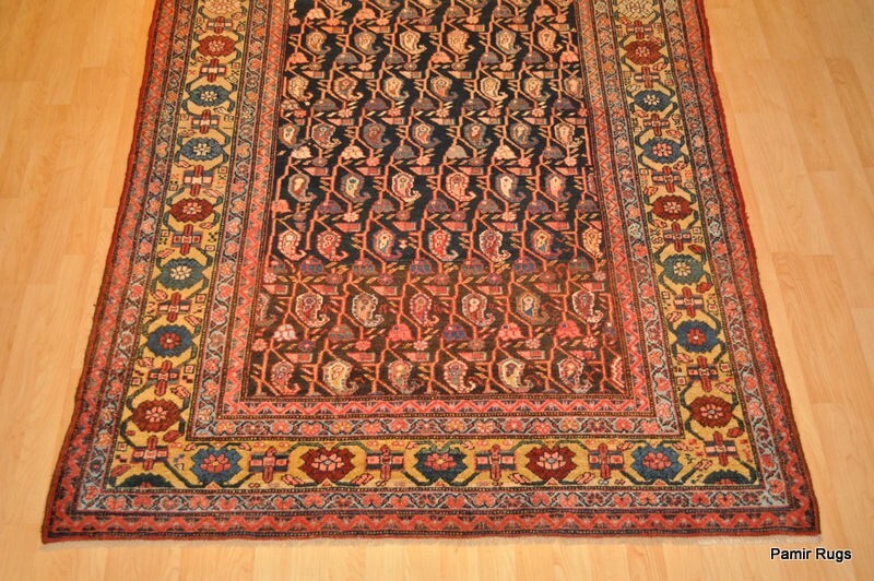 Antique Bakhtiari Rug 12' X 5'6 Long Wide Hall Runner authentic handmade gallery