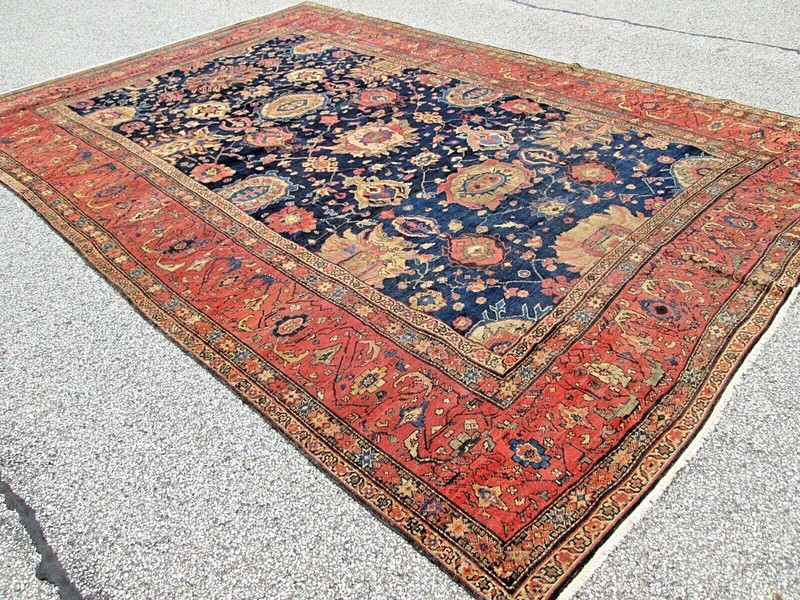 ANTIQUE SULTANABAD ORIENTAL CARPET_10 x 15_CIRCA 1880 FROM MY COLLECTION gallery