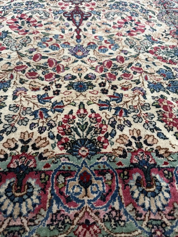 Antique Genuine Hand Knotted Vintage Vegetables Dye Area Rug Carpet 6 Ft X 3 Ft gallery