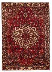 Vintage Hand-Knotted Area Rug 7’0″ x 9’11” Traditional Oriental Wool Carpet