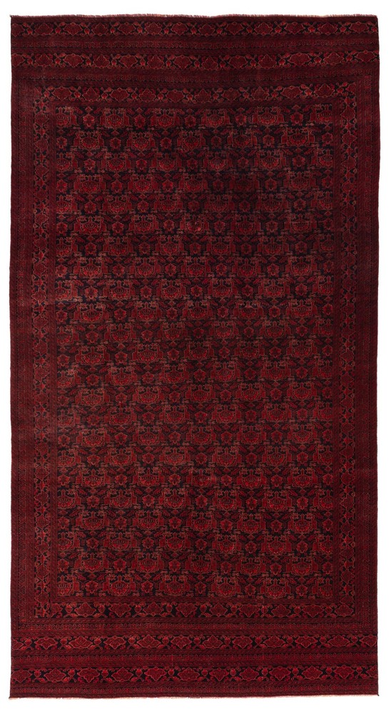 Traditional Vintage Hand-Knotted Area Rug 5'9" x 11'1" Oriental Wool Carpet