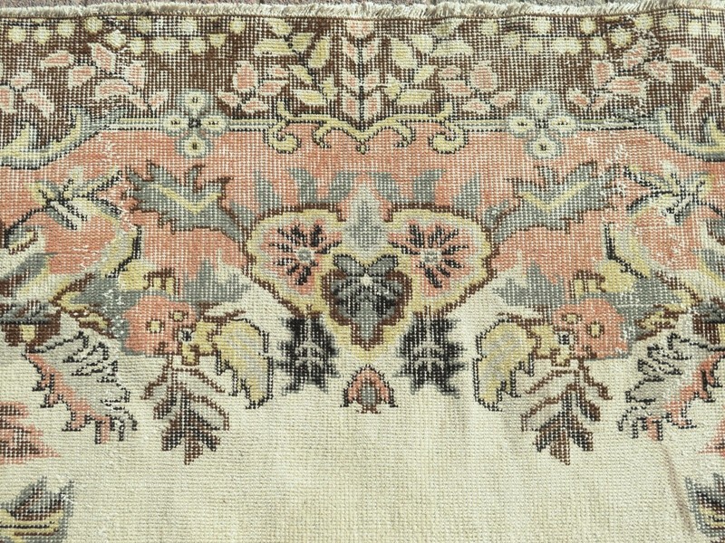 Vintage Rug, Anatolia Carpet, Distressed Rug, Floor Carpet Handmade Rug 55"x116" gallery