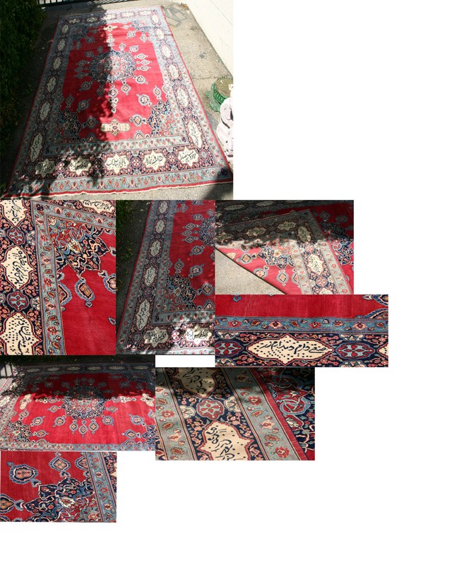 ORIENTAL RUG IMPORTANT DOROUKHSH C 1099 HEJRI OR 1687 SIGNED & DATED 107" BY 78" gallery