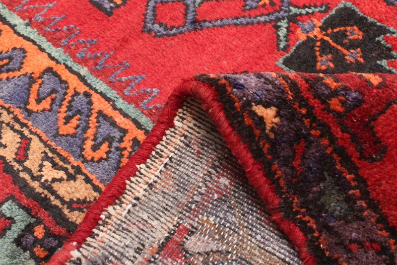 Vintage Hand-Knotted Area Rug 4'6" x 8'1" Traditional Oriental Wool Carpet gallery