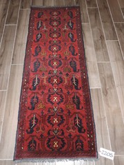 2x6ft. Amazing Afghan Khal Muhammidy Wool Runner