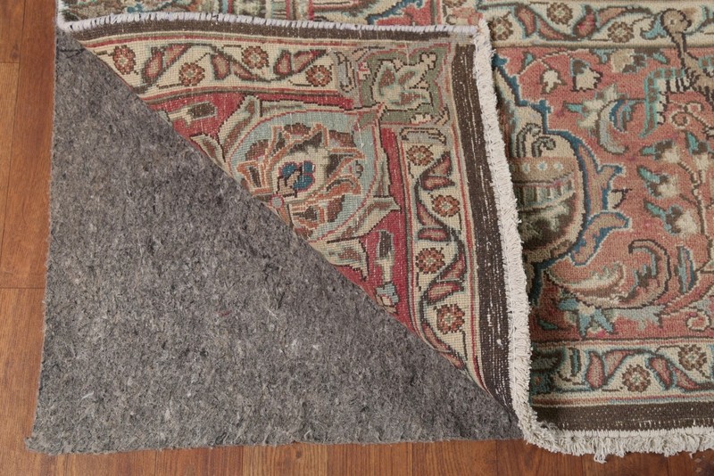 Vintage Brown Floral Area Rug 10x13 Hand-knotted Wool Carpet for Living Room gallery
