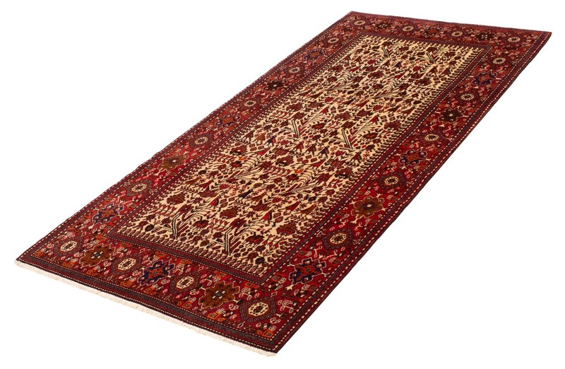 Vintage Traditional Hand-Knotted Area Rug 4'8" x 9'10" Oriental Wool Carpet gallery