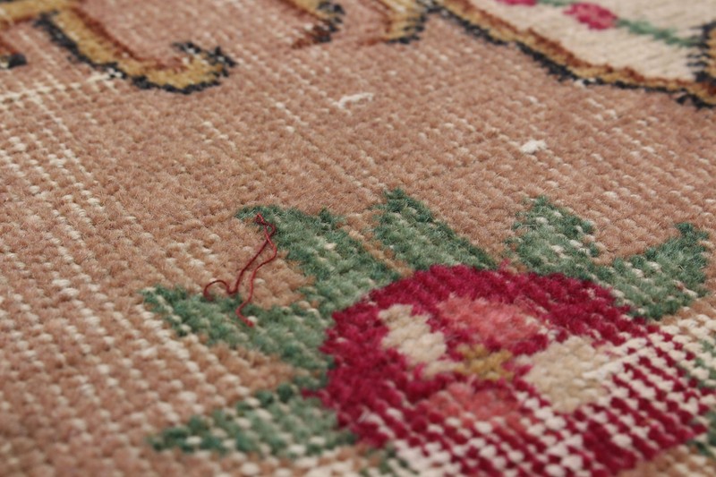 Traditional Vintage Hand-Knotted Area Rug 3'9" x 7'1" Oriental Wool Carpet gallery