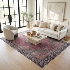 6’10” x 9’8″ Sabrina Vintage Hand-Knotted Wool Area Rug