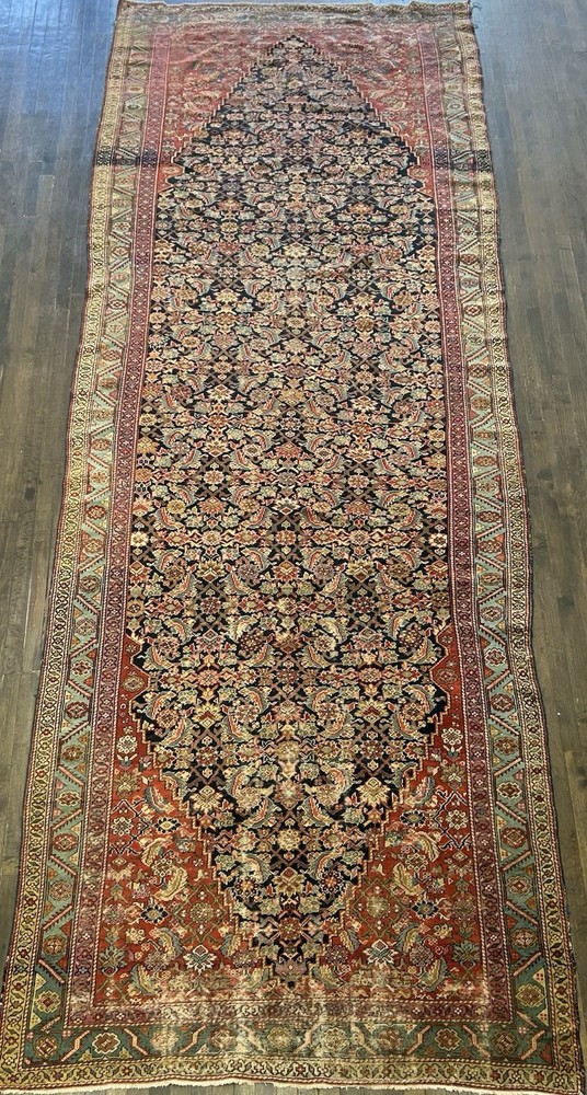 Impossibly Fine Antique Malayer Rug Circa 1900 All Vegetable Dyes 5’5 X 16