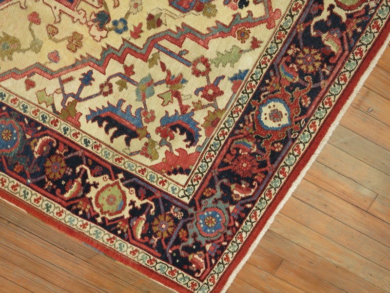 Antique Serapi Rug 5'4''x6' gallery