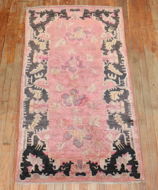 Antique Tibetan Decorative Rug Size 3'x4'9'' gallery