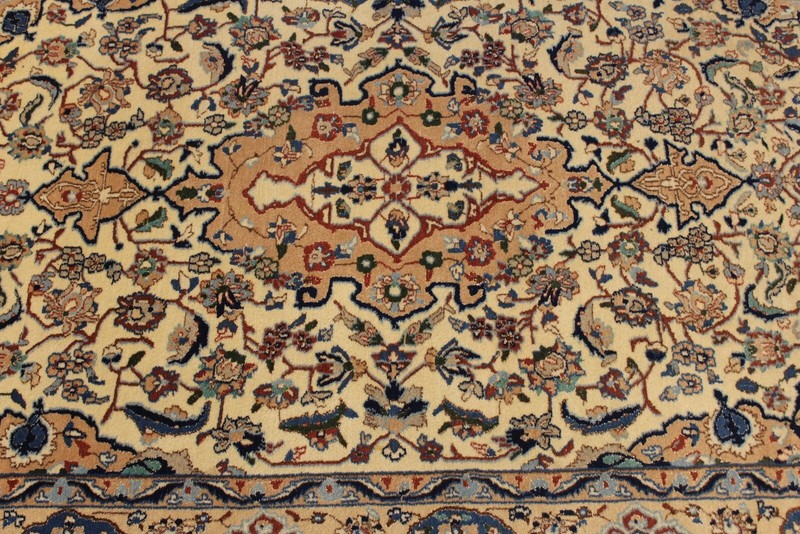 Handmade Hand Knotted Fine Quality Nain beige, Blue, Cream, Brown Color Rug gallery