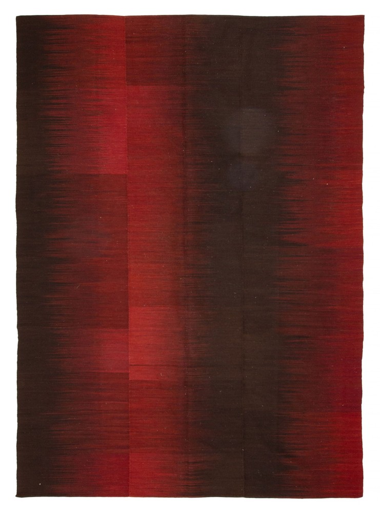 Vintage Hand Woven Area Rug 6'8" x 9'3" Traditional Wool Oriental Carpet