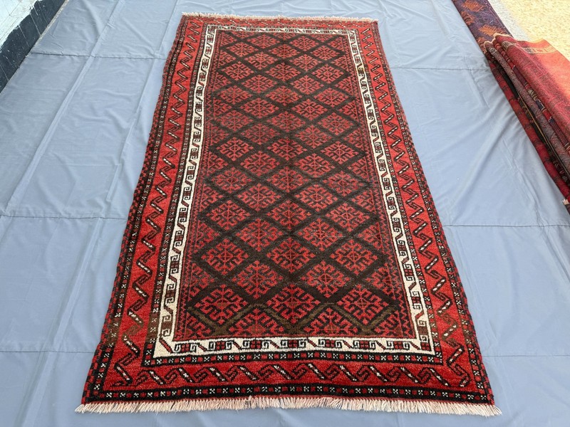 Antique Afghan Baluchi Area Rug 5x10 Hand Knotted Persian Style Oriental Carpet gallery
