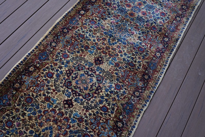 Vintage 1940s Persian Hand Knotted Wool Stair Runner Carpet gallery
