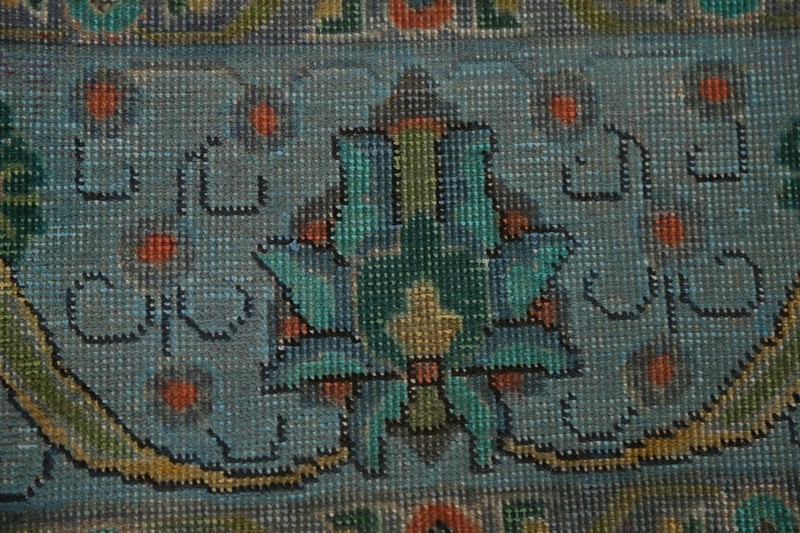 Vintage Traditional Overdyed Evenly Low Pile Area Rug 9x12 Handmade Wool Carpet gallery