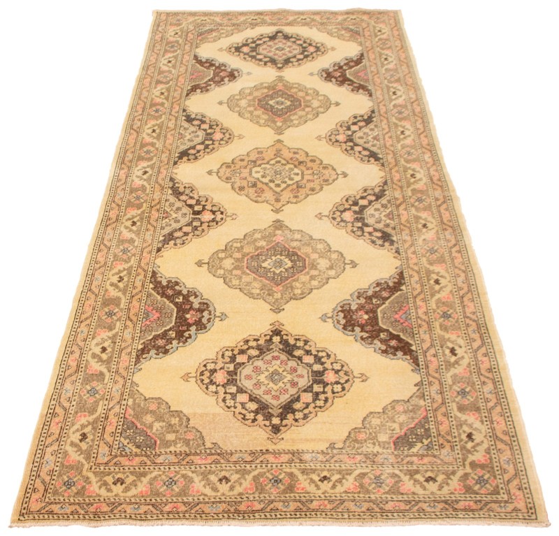 Vintage Hand-Knotted Area Rug 4'10" x 12'6" Traditional Wool Carpet gallery